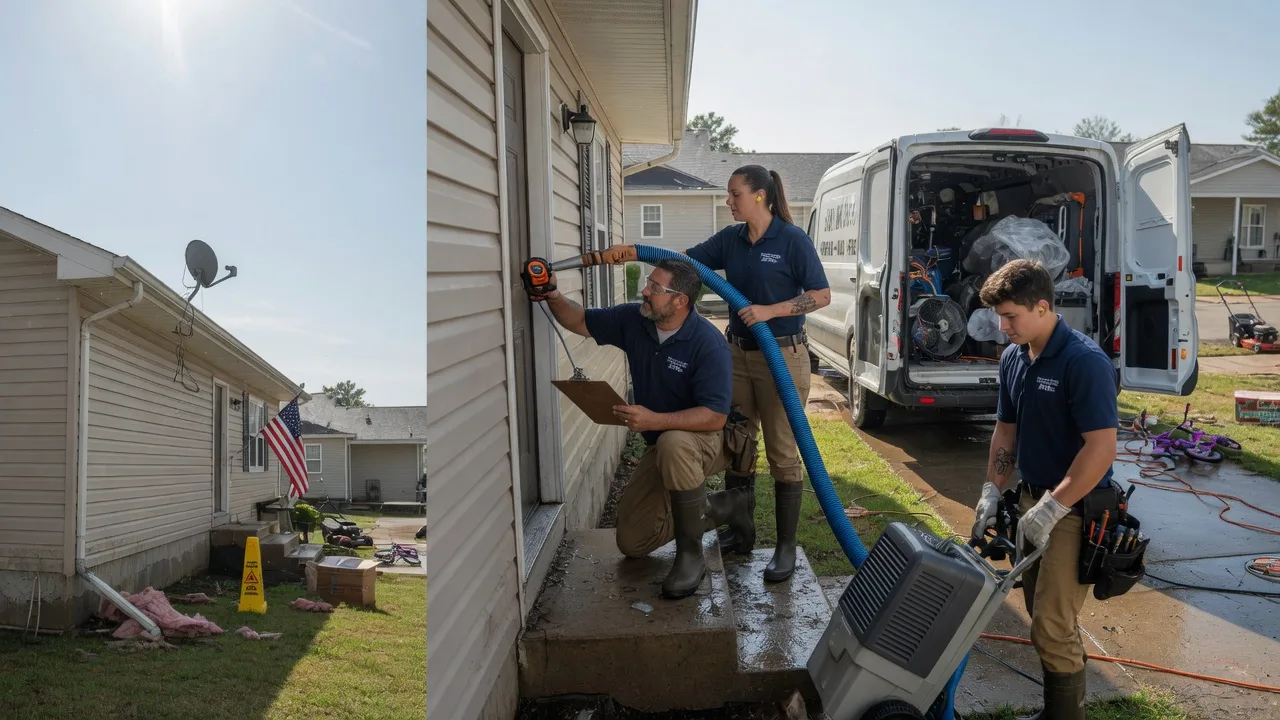 Ceiling Water Damage Restoration in Woodbine, GA near me